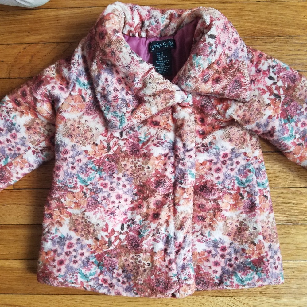 Soft floral cynthia Rowley coat